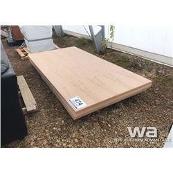 (10) SHEETS 3/4" OAK PLYWOOD