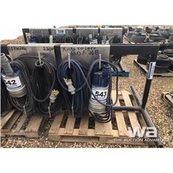 FLYGT 2" SUBMERSIBLE SUMP PUMP