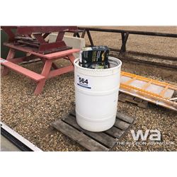 45 GAL. PLASTIC DRUM