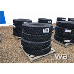 (4) LONGMARCH 11R24.5 TRUCK TIRES