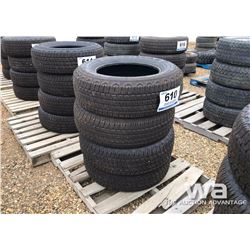 (4) GOODYEAR WRANGLER 265/65R18 TIRES