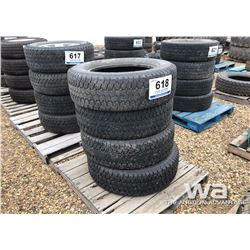 (4) WRANGLER LT275/65R20 TIRES