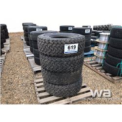 (4) CONTINENTAL 33X12.5R15LT TIRES