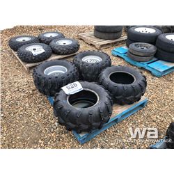 (2) SUPER SWAMPER TIRES & RIMS