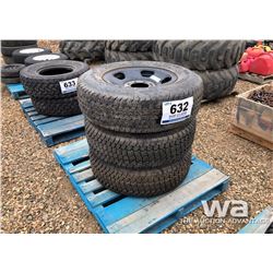 (1) CONTINENTAL LT275/70R18 TIRE & 8 BOLT RIM