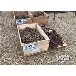 (2) SETS 20.5-25 LOADER TIRE CHAINS