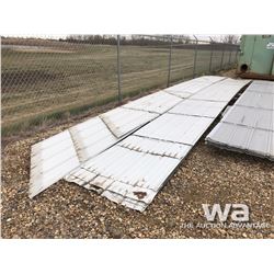 (2) BUNDLES USED STEEL ROOFING