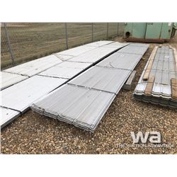 (1) BUNDLE USED STEEL ROOFING