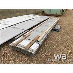 (1) BUNDLE USED STEEL ROOFING