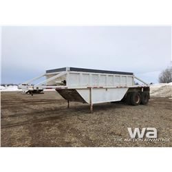 1987 ARNES T/A CROSS DUMP GRAVEL TRAILER