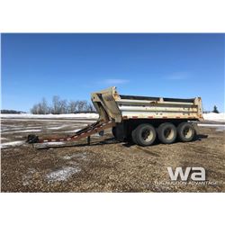 2010 CROSS COUNTRY TRIDEM PUP GRAVEL TRAILER