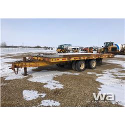 1985 NEILS T/A TILT DECK FLATDECK TRAILER