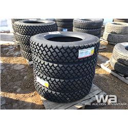 (4) LONGMARCH 11R24.5 TRUCK TIRES