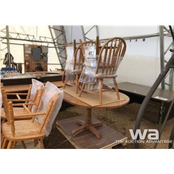 TABLE & (4) CHAIRS