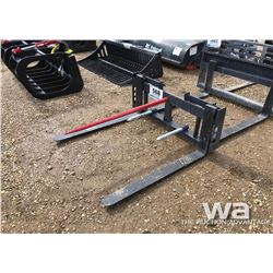 42” BALE SPEAR/PALLET FORKS COMBO