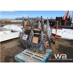 PALLET OF STACKING CHAIRS