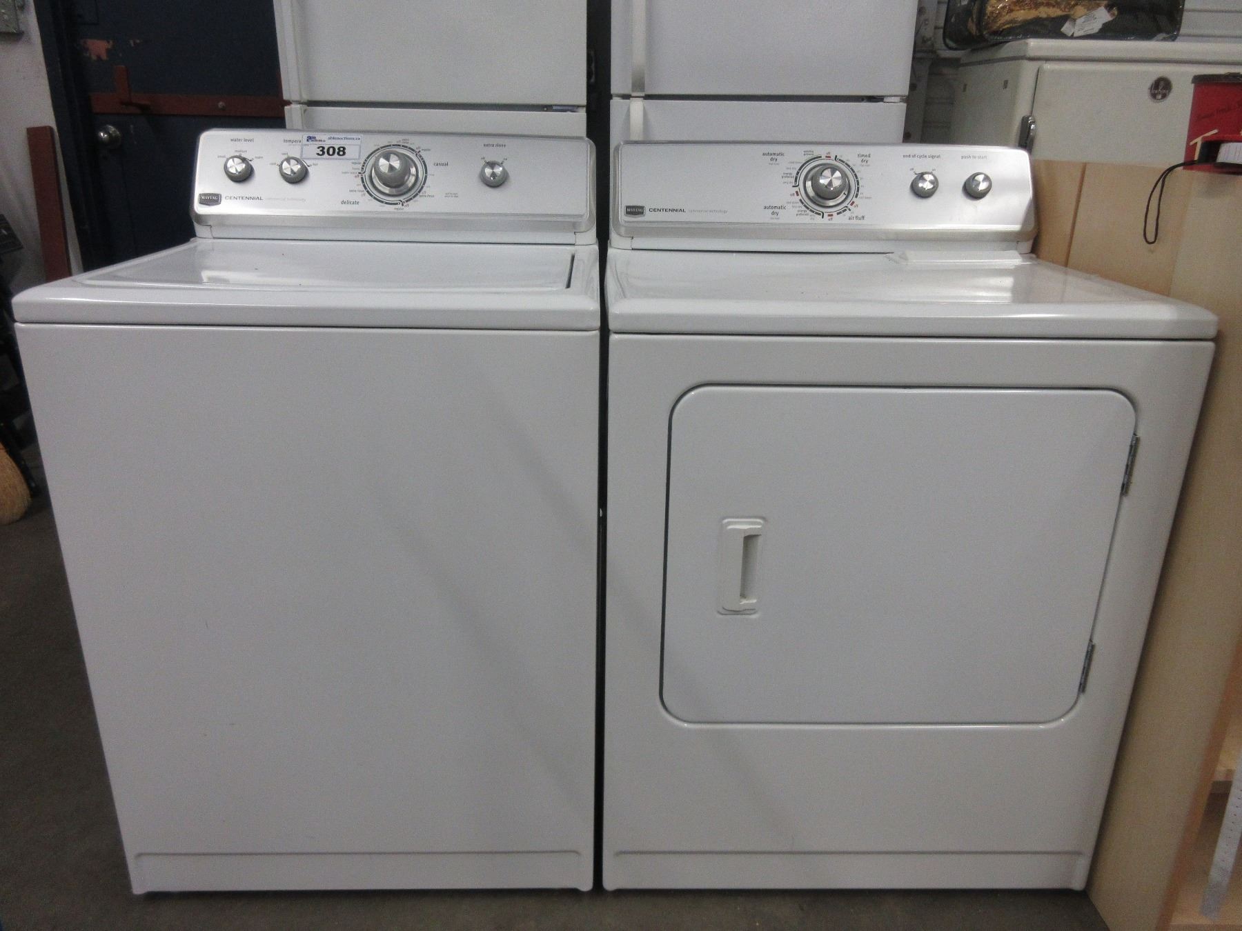 White Maytag Washer Dryer B1 Image 1 White Maytag Washer Dryer B1
