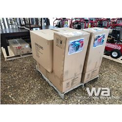TRACTOR BISTRO TABLE & 2 SWIVEL STOOLS