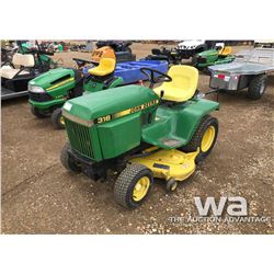 JOHN DEERE 316 RIDING LAWN MOWER