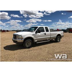 2004 FORD F250 E-CAB PICKUP