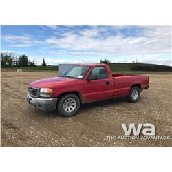 2005 GMC SIERRA 1500 PICKUP