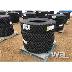 (4) LONGMARCH 11R24.5 TRUCK DRIVE TIRES
