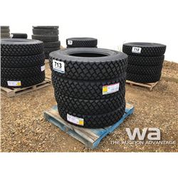 (4) LONGMARCH 11R24.5 TRUCK DRIVE TIRES