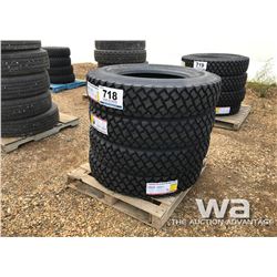 (4) LONGMARCH 11R24.5 TRUCK DRIVE TIRES
