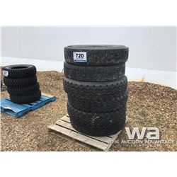 (4) MICHELIN 11R24.5 TRAILER TIRES