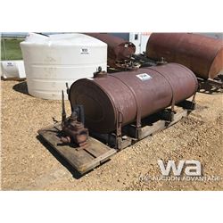 ANTIQUE STEEL TANK & PUMP