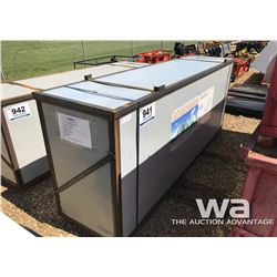30 X 85 X 15 FT. PEAK CEILING DBL DOOR STORAGE BUI