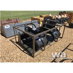 HD SKID STEER GRAPPLE BUCKET