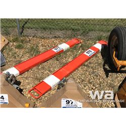 SET OF 72'' FORKLIFT FORK EXTENSIONS