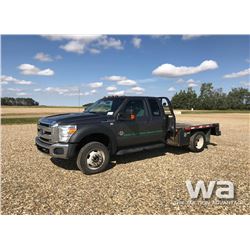 2015 FORD F550 FLAT DECK TRUCK