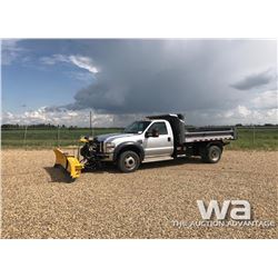 2009 FORD F550 S/A  PLOW TRUCK