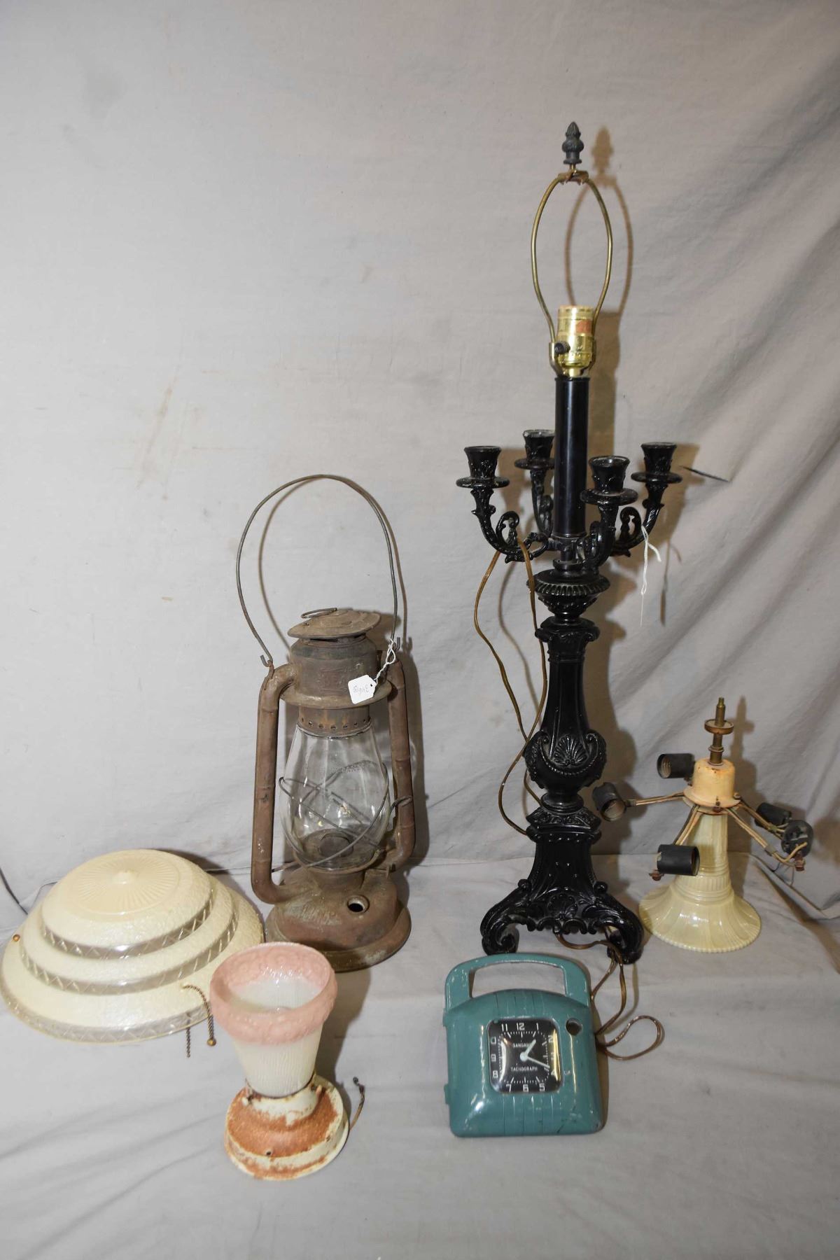 Cast Blank Candelabra Style Table Lamp A Five Branch Gl Ceiling Image 1 Cast Blank Candelabra Style Table Lamp A Five Branch Gl Ceiling Fixture