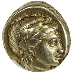 LESBOS: Anonymous, ca. 377-326 BC, EL hecte (1/6 stater), Mytilene. NGC EF