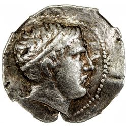 PAEONIAN KINGDOM: Patraos, ca. 340-315 BC, AR tetradrachm (12.95g). NGC VF
