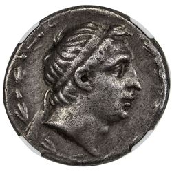 SELEUKID KINGDOM: Demetrios I Soter, 162-150 BC, AR tetradrachm (16.60g). NGC VF