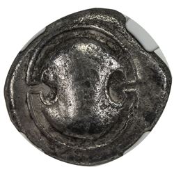 THEBES: AR stater (11.68g), ca. 395-338 BC. NGC VF