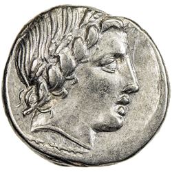 ROMAN REPUBLIC: Anonymous, 86 BC, AR denarius (3.64g), Rome. VF