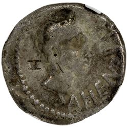 ROMAN IMPERATORIAL PERIOD: Ahenobarbus, died 31 BC, AR denarius. NGC VG