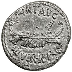 ROMAN IMPERATORIAL PERIOD: Mark Antony, 42-30 BC, AR denarius (3.61g). VF