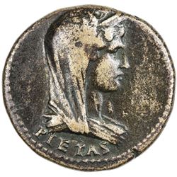 ROMAN EMPIRE: Titus, 79-81 AD, brass dupondius (15.47g). F-VF
