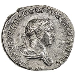ROMAN EMPIRE: Trajan, 98-117 AD, AR denarius (3.67g), Rome, [116]. EF