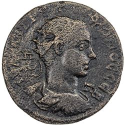 ROMAN EMPIRE: Gordian III, 238-244 AD, AE medallion (24.78g), Tarsus, Cilicia. F