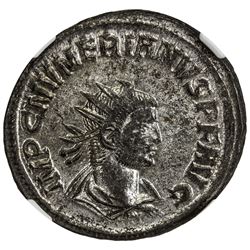 ROMAN EMPIRE: Numerian, 283-284 AD, BI antoninianus, Cyzicus. NGC AU