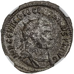 ROMAN EMPIRE: Diocletian, 284-305 AD, BI antoninianus. NGC AU