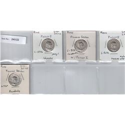 ROMAN EMPIRE: LOT of 4 silver antinoniani