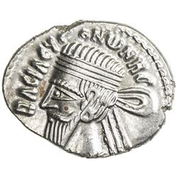 PARTHIAN KINGDOM: Vonones I, AD 8-12, AR drachm (3.87g), Ekbatana. EF